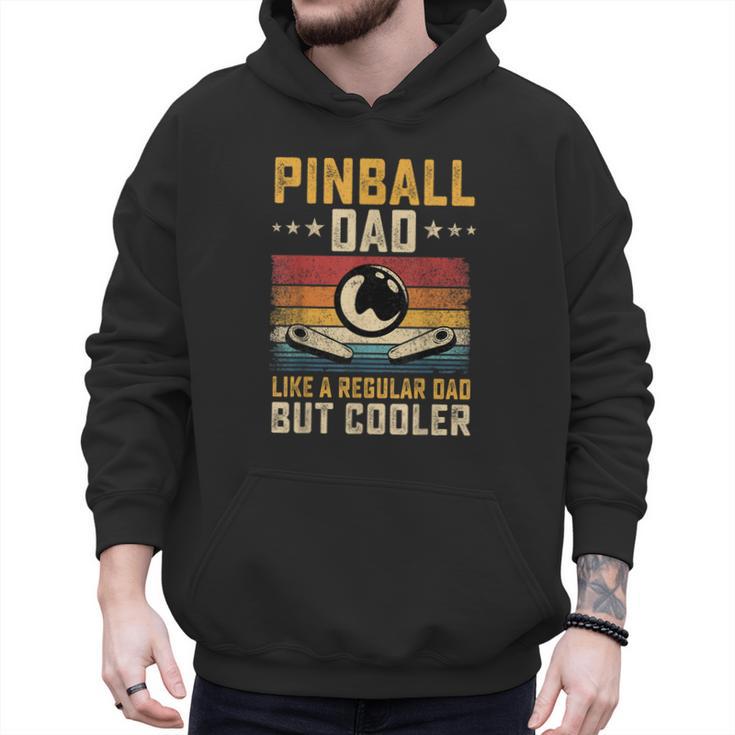 Pinball Dad Like Regular Dad But Cooler Father's Day Men Hoodie