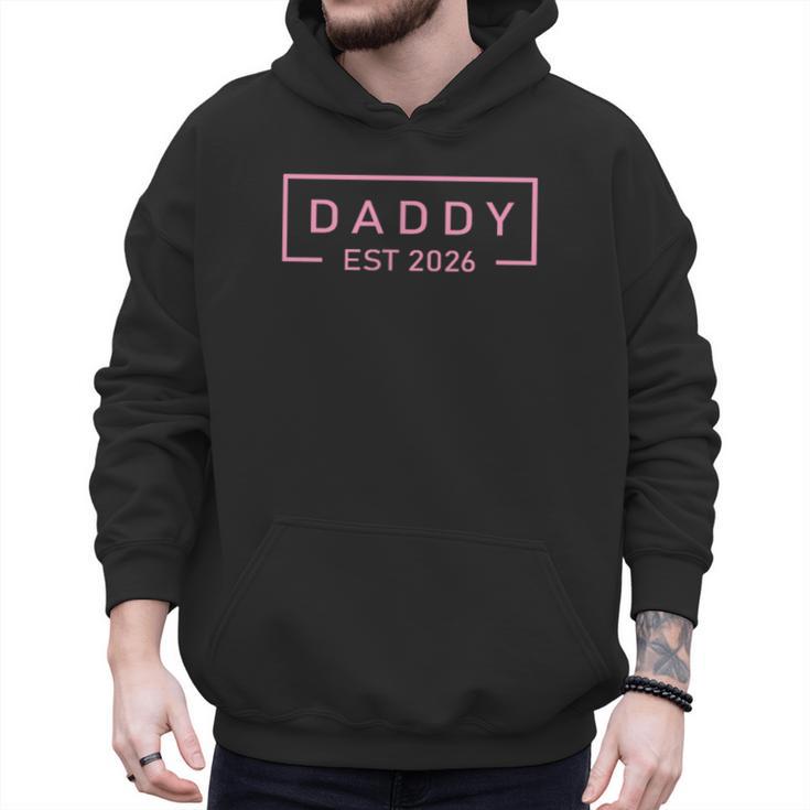 Pink Daddy Est 2026 Logo Father 2026 Loading New Dad 2026 Men Hoodie