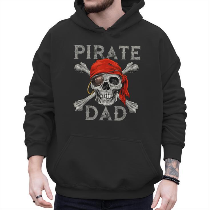 Pirate Dad Shirt Jolly Roger Crossbones Skull Halloween Men Hoodie
