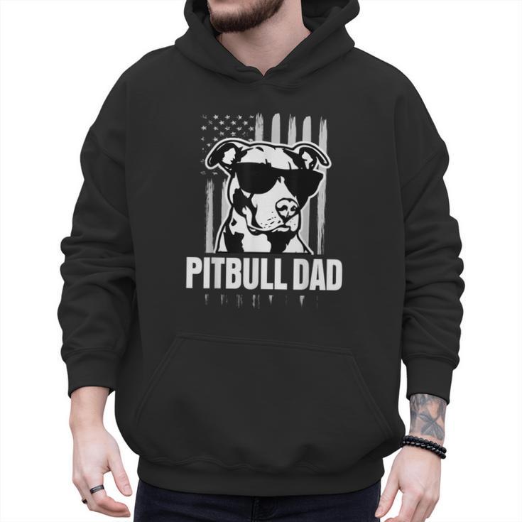 Pitbull Dad Men Pitbull Lover For Dog Dad American Flag Men Hoodie Pitbull Dad Men Pitbull Lover For Dog Dad American Flag Men Hoodie