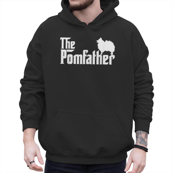 Pomeranian Father Dad The Pom Father Dog Lover Small Men Hoodie
