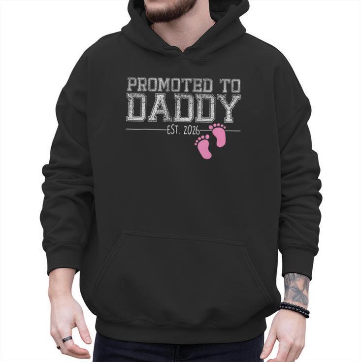 Promoted To Daddy Est 2026 Shirt New Daddy New Dad Men Hoodie