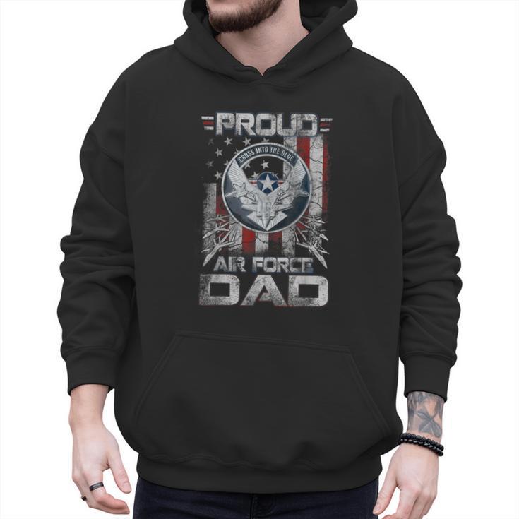 Proud Air Force Dad Shirt Military Family Fathers Day Men Hoodie
