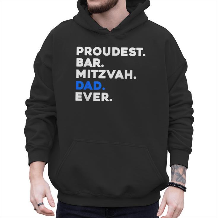 PROUDEST BAR MITZVAH DAD EVER Jewish BOY Celebration Men Hoodie
