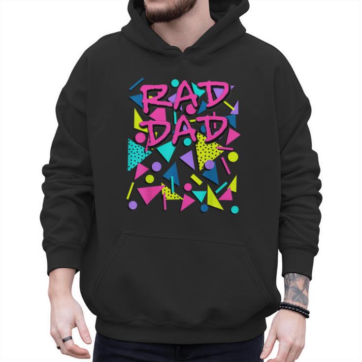 Rad Dad 80s Throwback Men Hoodie