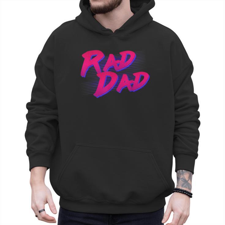 Rad Dad Retro Men Hoodie