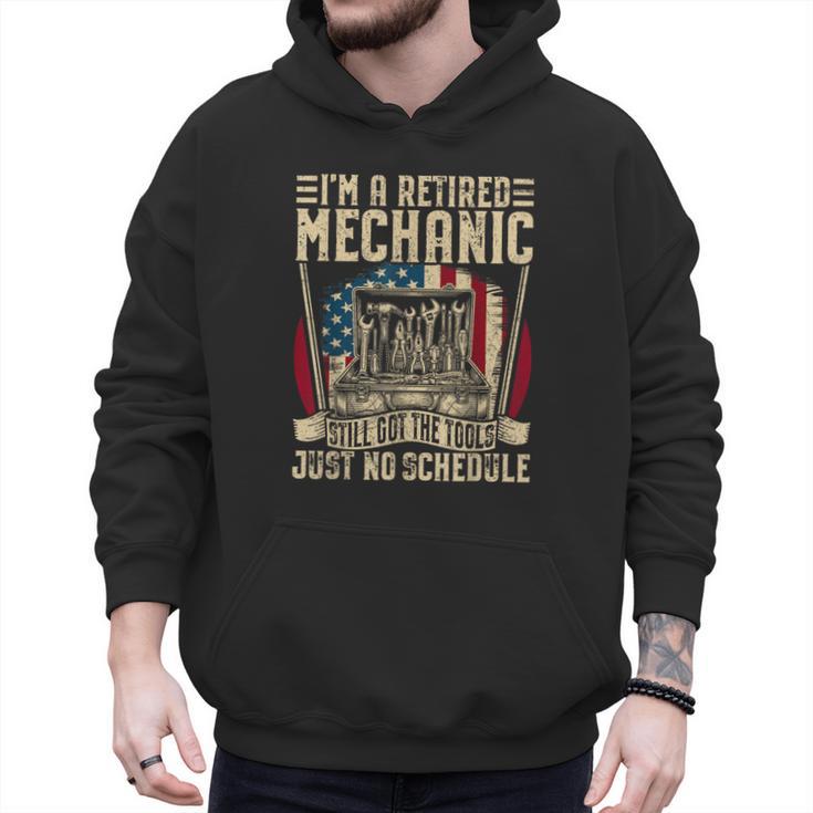 Retired Car Mechanic Tool Retirement Dad Grandpa Men Men Hoodie