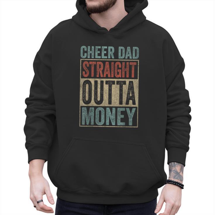 Retro Cheer Dad Straight Outta Money Men Hoodie