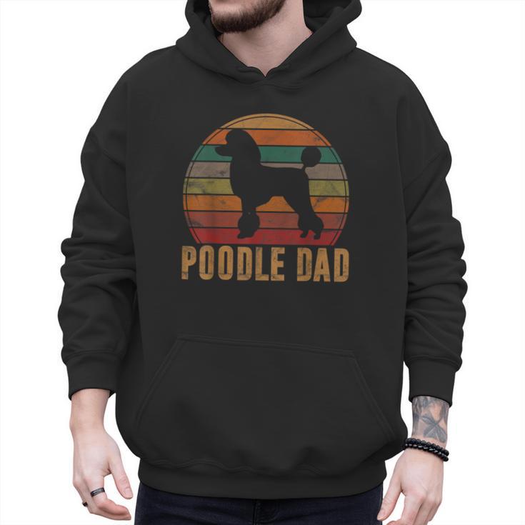 Retro Poodle Dad Dog Owner Pet Poodle Father Men Hoodie