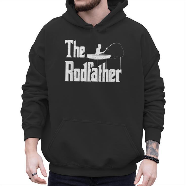 The Rodfather  Fishing Dad Men Hoodie