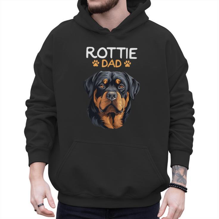Rottie Dad Rottweiler Dog Men Hoodie