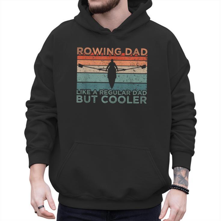 Round Rowing Dad Rudder Men Hoodie