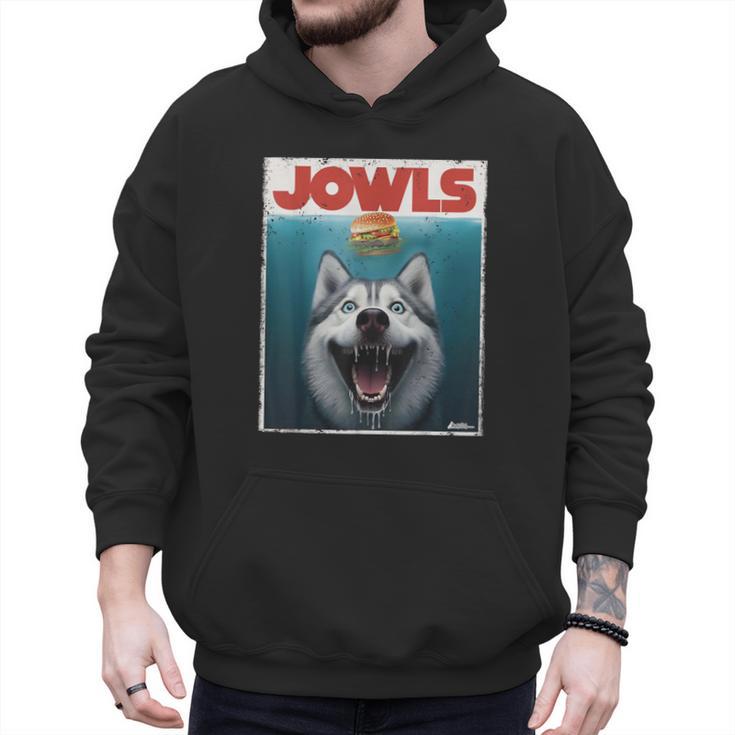 Siberian Husky Jowls Sled Dog Mom Top Alaskan Dog Dad Men Hoodie