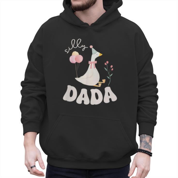 Silly Dada Silly Goose Dad Birthday Family Matching Party Men Hoodie