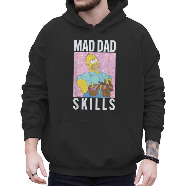 The Simpsons Father's Day Mad Dad Skills Homer Poster Men Hoodie The Simpsons Father's Day Mad Dad Skills Homer Poster Men Hoodie