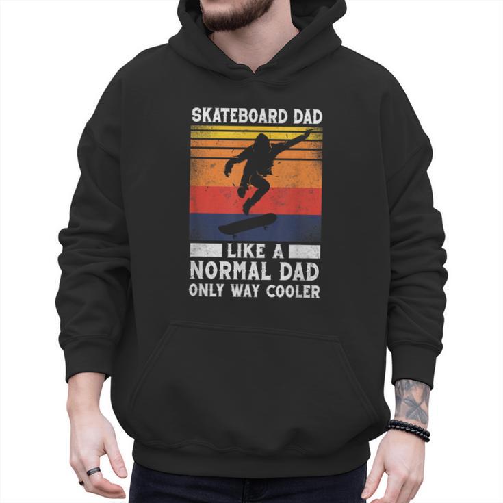 Skateboard Like A Normal Dad Vintage 80S 90S Retro Men Hoodie