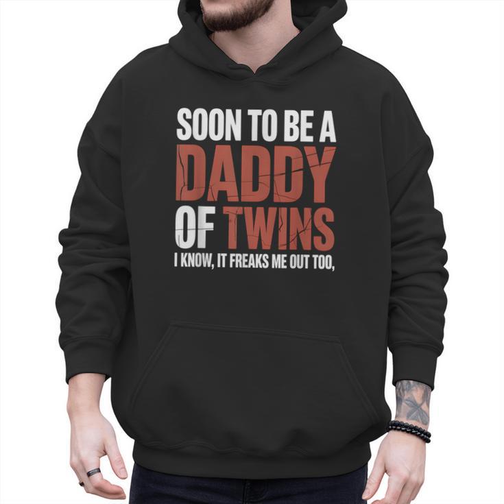 Soon To Be Dad Twins Fatherhood Pregnancy Announcement New D Men Hoodie