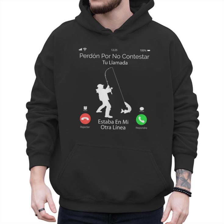 Sorry Missed Call  Fisher Dad In Spanish Men Hoodie