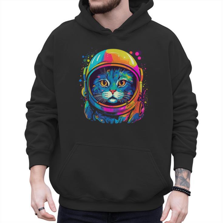 Space Cat Mom Cat Dad Men Women Kids Astronaut Space Men Hoodie