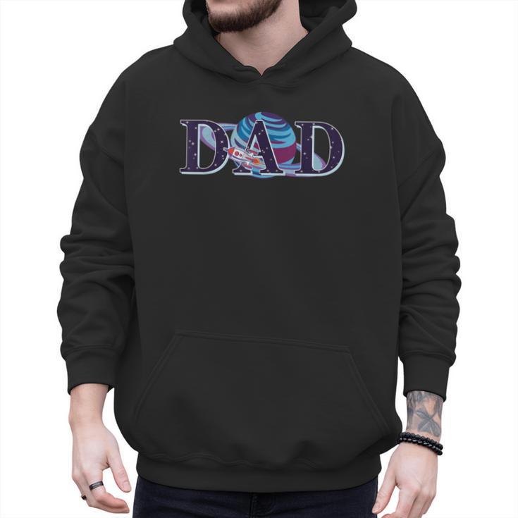 Space Dad Family Matching Mom Space Birthday Theme Party Men Hoodie