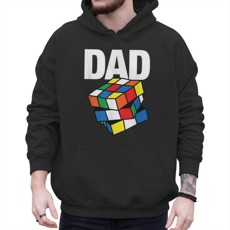 Speed Cubing Dad Puzzle Cuber Cube Kids Men Hoodie