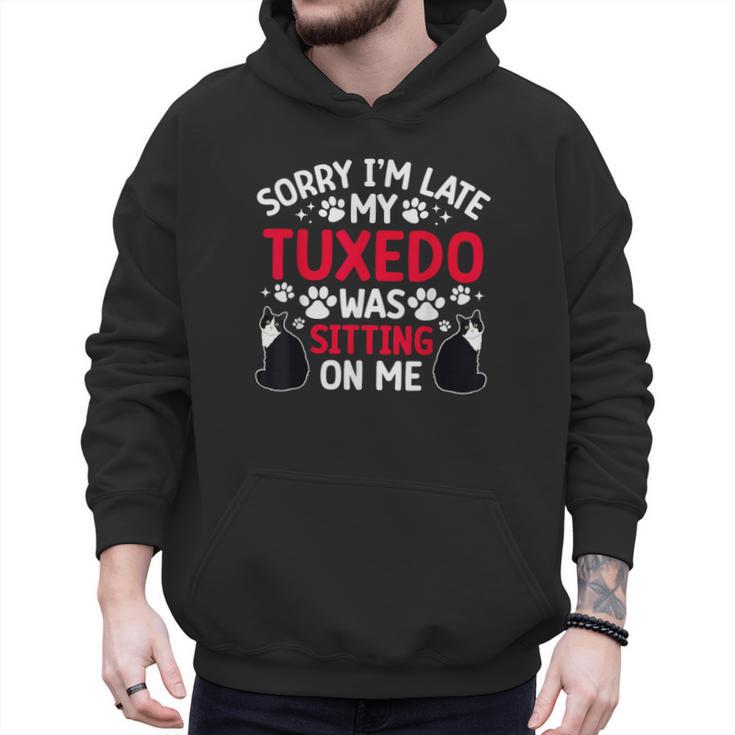 Tuxedo Cat Owner Tuxedo Cat Dad Tuxedo Cat Mom Men Hoodie