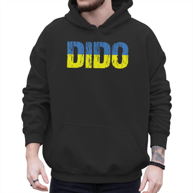 Ukrainian Dido Grandfather Dad Ukraine Flag Distressed Men Hoodie