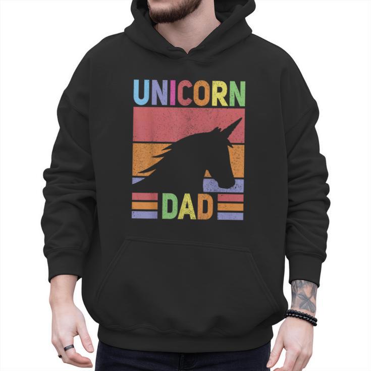 Unicorn Birthday Outfit Dad Unicorn Costume Bday Dad Unicorn Men Hoodie
