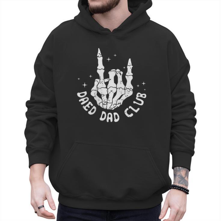 Vintage Dead Dad Club Matching 2 Sides Fathers Day Men Hoodie