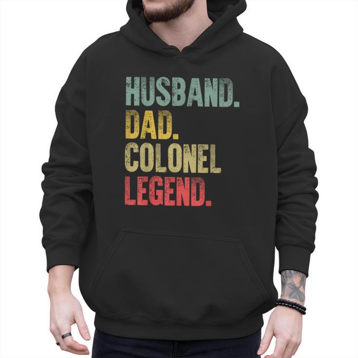 Vintage  Husband Dad Colonel Legend Retro T-Shirt Men Hoodie