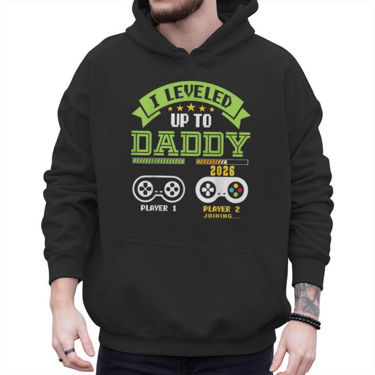 Vintage Leveling Up To Daddy 2026 Soon To Be Dad 2026 Men Hoodie