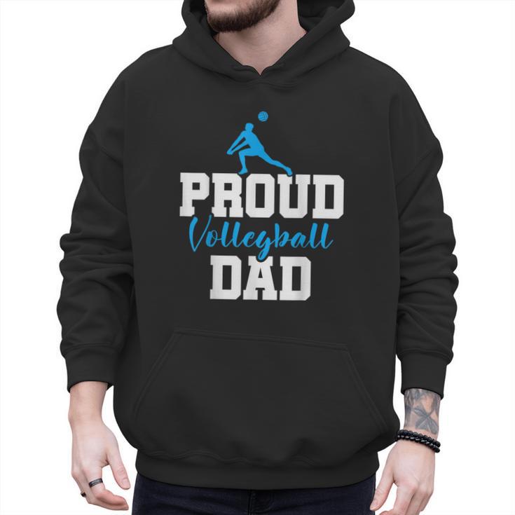 Volleyball Player Team Dad Father Proud Volleyball Dad Men Hoodie
