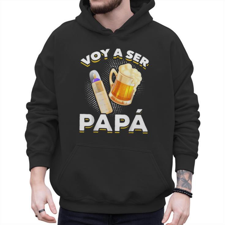 Voy Hacer Papa Ser Papa Voy A Ser Papa Dad To Be In Spanish Men Hoodie