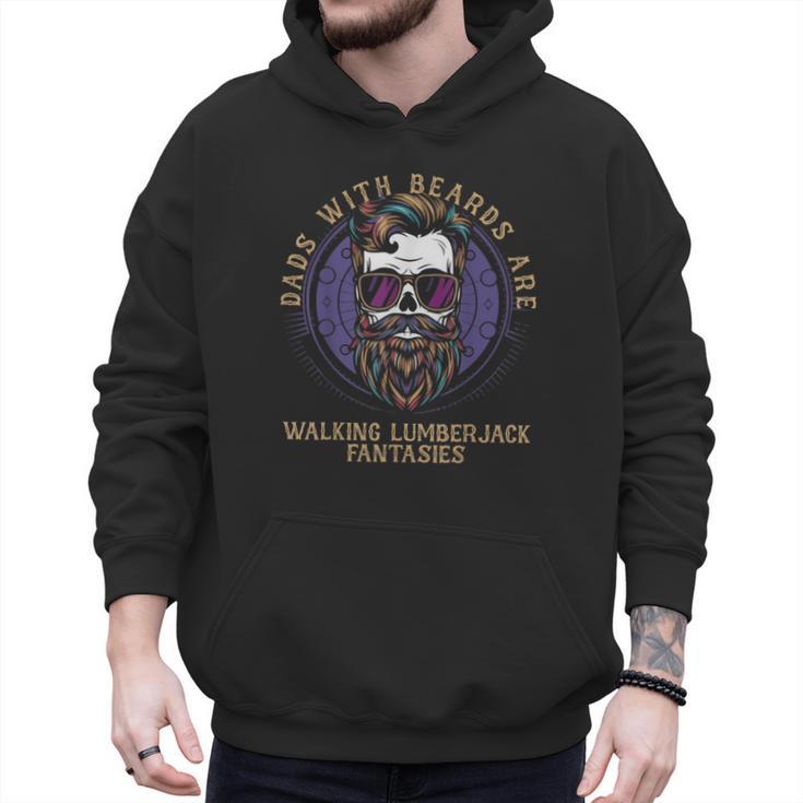 Walking Lumberjack Fantasies Dads With Beards Fantasy Art Men Hoodie