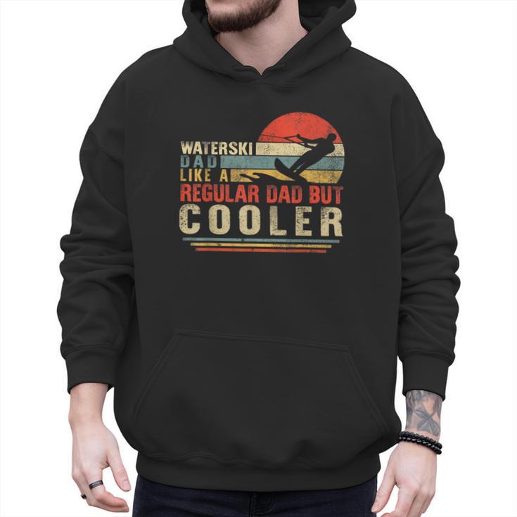 Waterski Dad Fathers Day Ski Lover Dad Water Skiing Rider Men Hoodie
