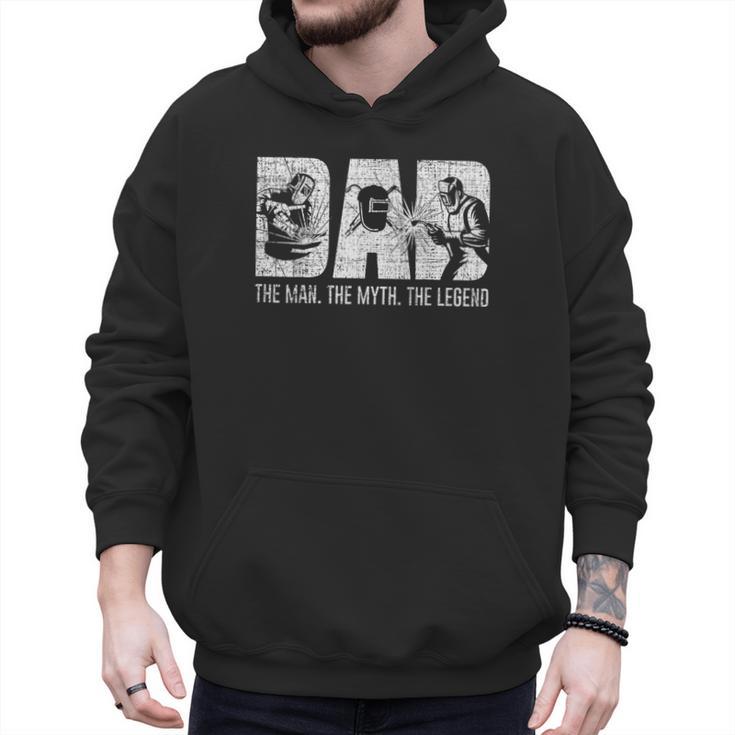 Welder Welding Dad Man Myth Legend Father Small Men Hoodie
