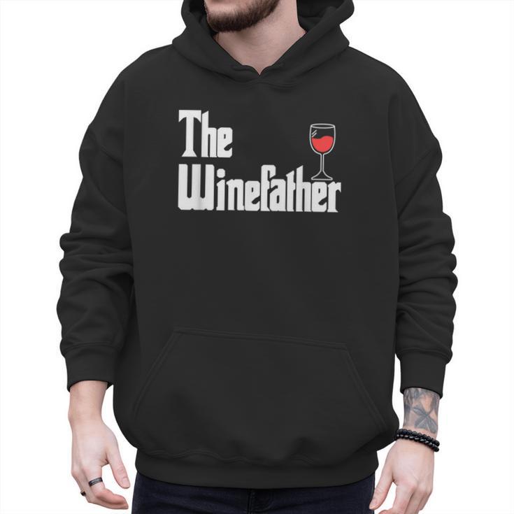The Winefather Red Wine Tasting Fathers Day Dad Men Hoodie
