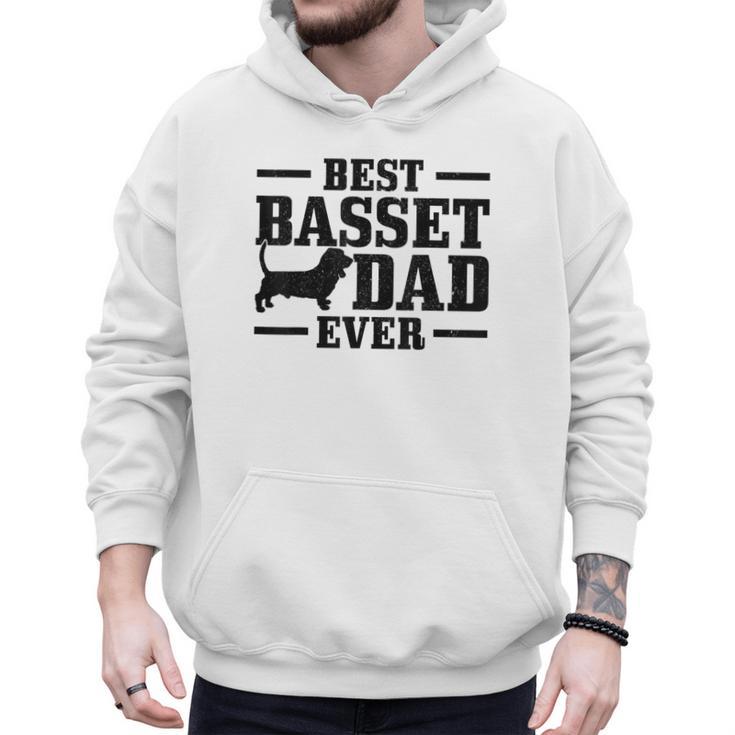 Basset Dad Dog Papa Basset Hound Men Men Hoodie