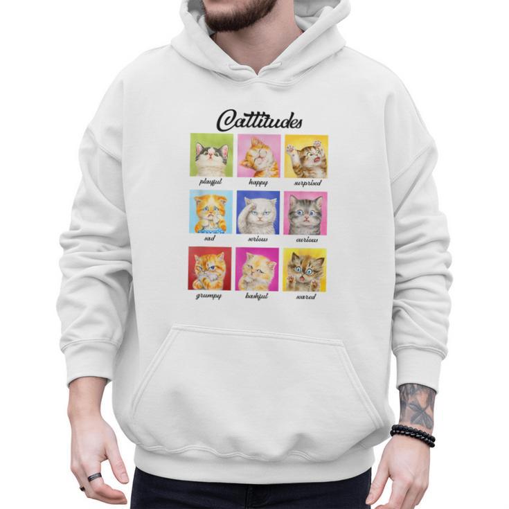 Cat Lover Cat Mom Cat Dad Crazy Cat Lady Cattitudes Men Hoodie