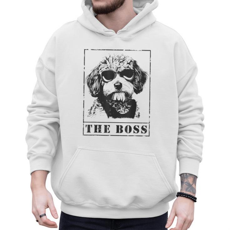 The Cavapoo Boss Mom Dad Dog Lover Men Hoodie