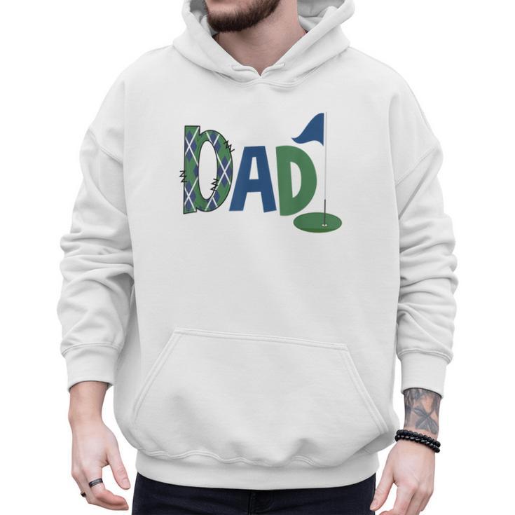 Dad Of The Birthday Boy Hole In One Golf Sport Matching Men Hoodie