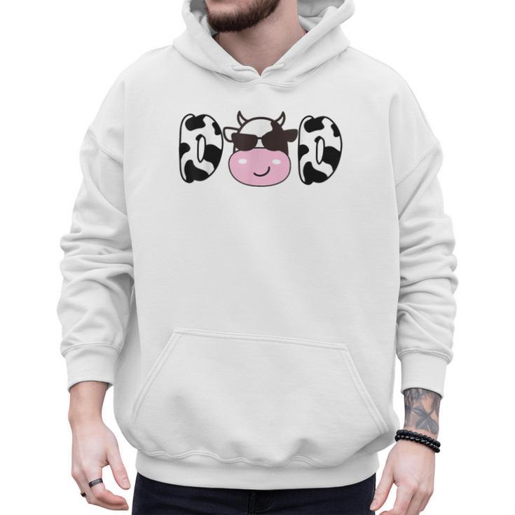 Dad Of The Birthday Girl Cow Daddy Papa Bday Matching Men Hoodie