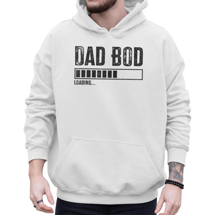 Dad BOD Loading 2024 Dad Fathers Day Baby Announcement Men Hoodie