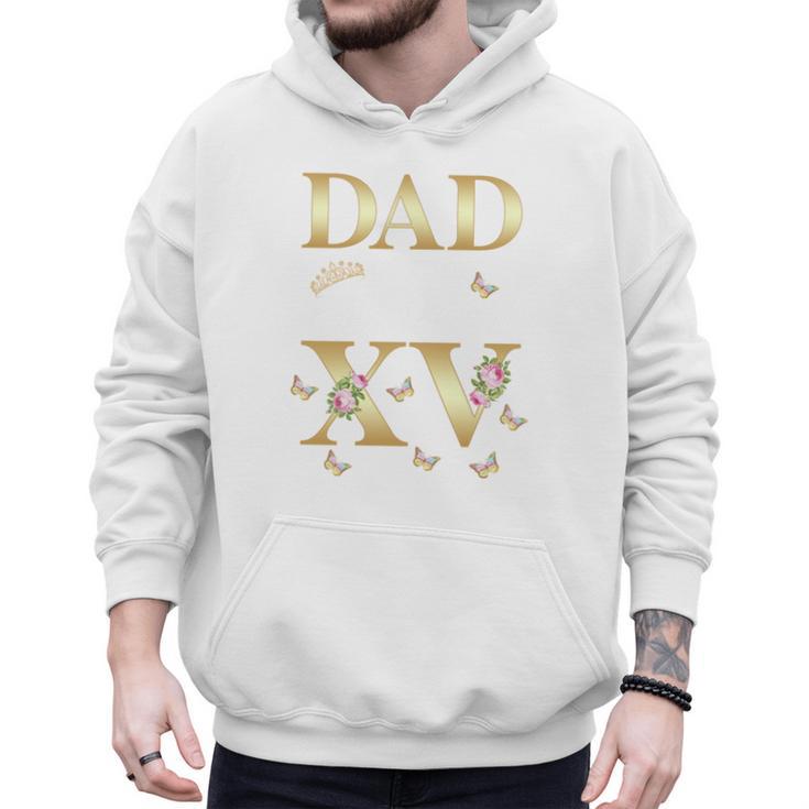 Dad Of The Miss Quince XV Birthday Mexican Quinceanera Men Hoodie