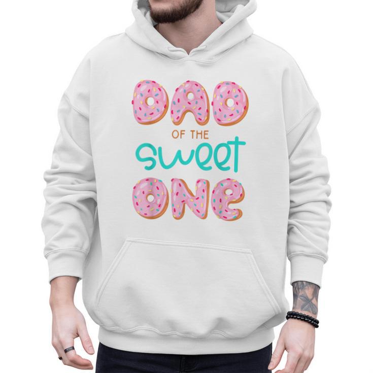 Dad Sweet One 1st First Birthday Matching Family Donut Men Hoodie