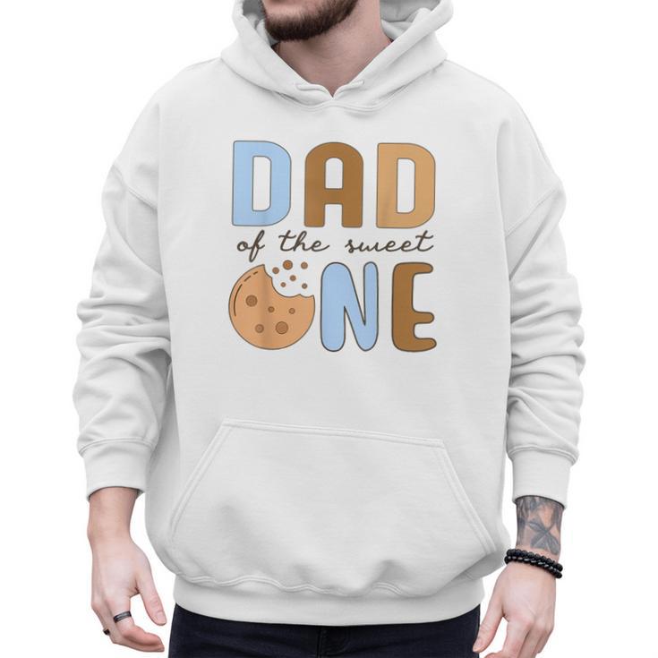 Dad Of The Sweet One Cookies And Milk 1st Birthday Party Men Hoodie