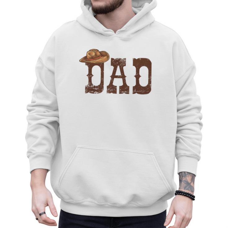 Dad Western Family Matching Birthday Cowboy Cowgirl Men Hoodie