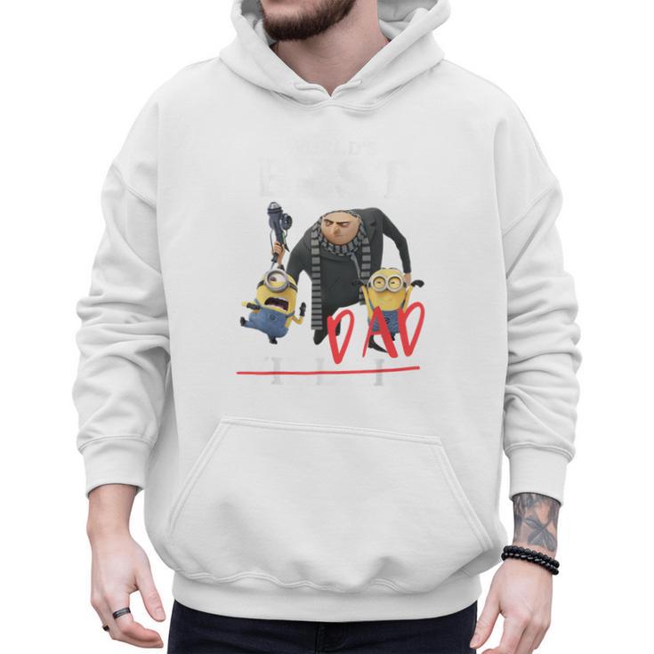 Despicable Me Minions Father's Day World's Best Dad Villain Men Hoodie
