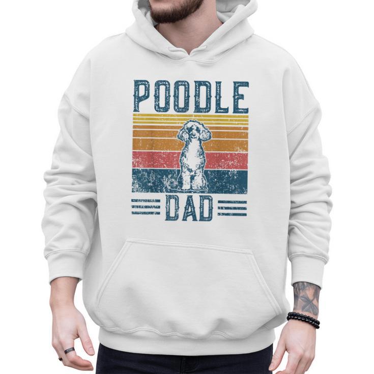 Dog Dad Vintage Poodle Dad Men Hoodie