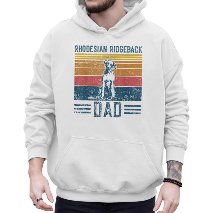 Dog Ridgeback Dad Vintage Rhodesian Ridgeback Dad Men Hoodie